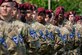 Soldier stand in formation bearing the new 11th Airborne patch