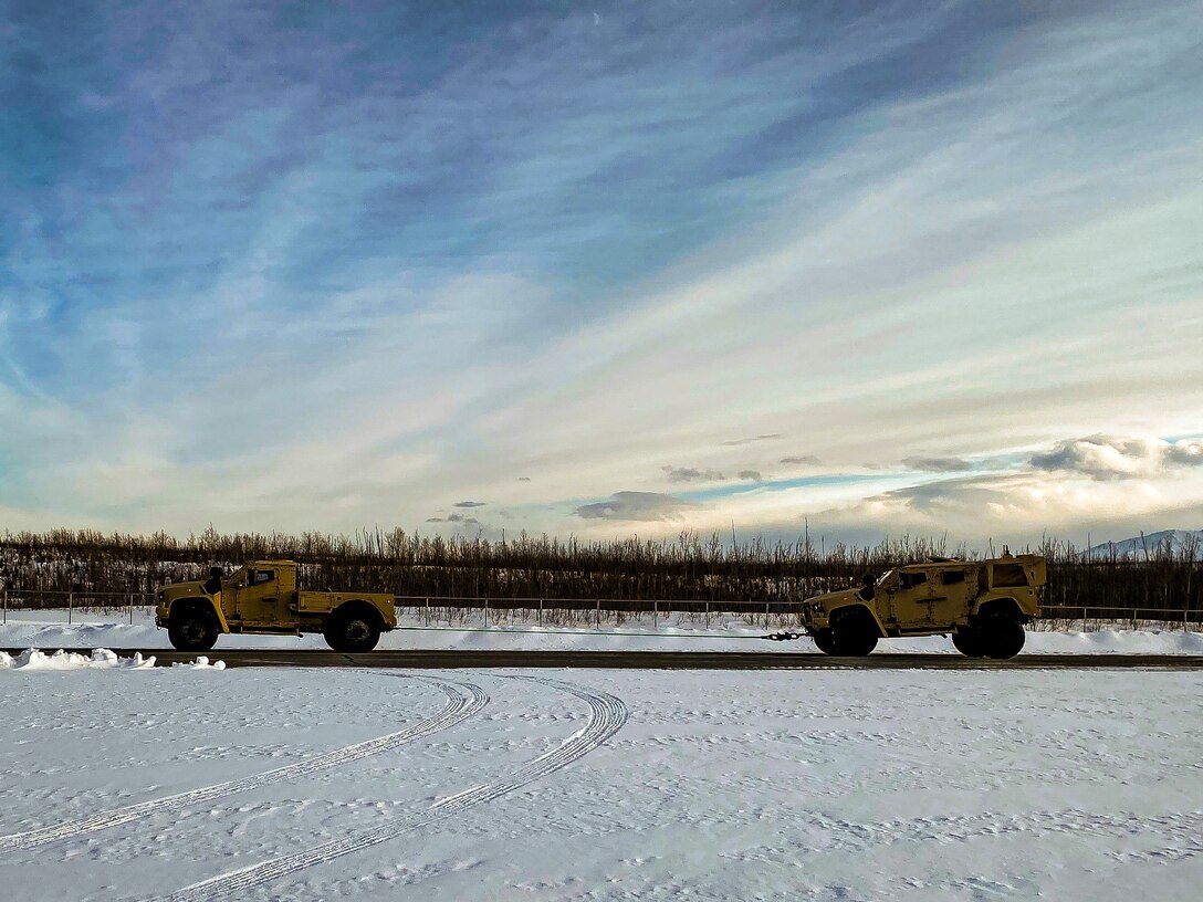 Researchers from the U.S. Army Engineer Research and Development Center’s (ERDC) Cold Regions Research and Engineering Laboratory (CRREL) have developed winter-specific tires to assist the Army with safely navigating the Arctic snowy tundra.