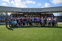 Educators and Soldiers pose for a photo