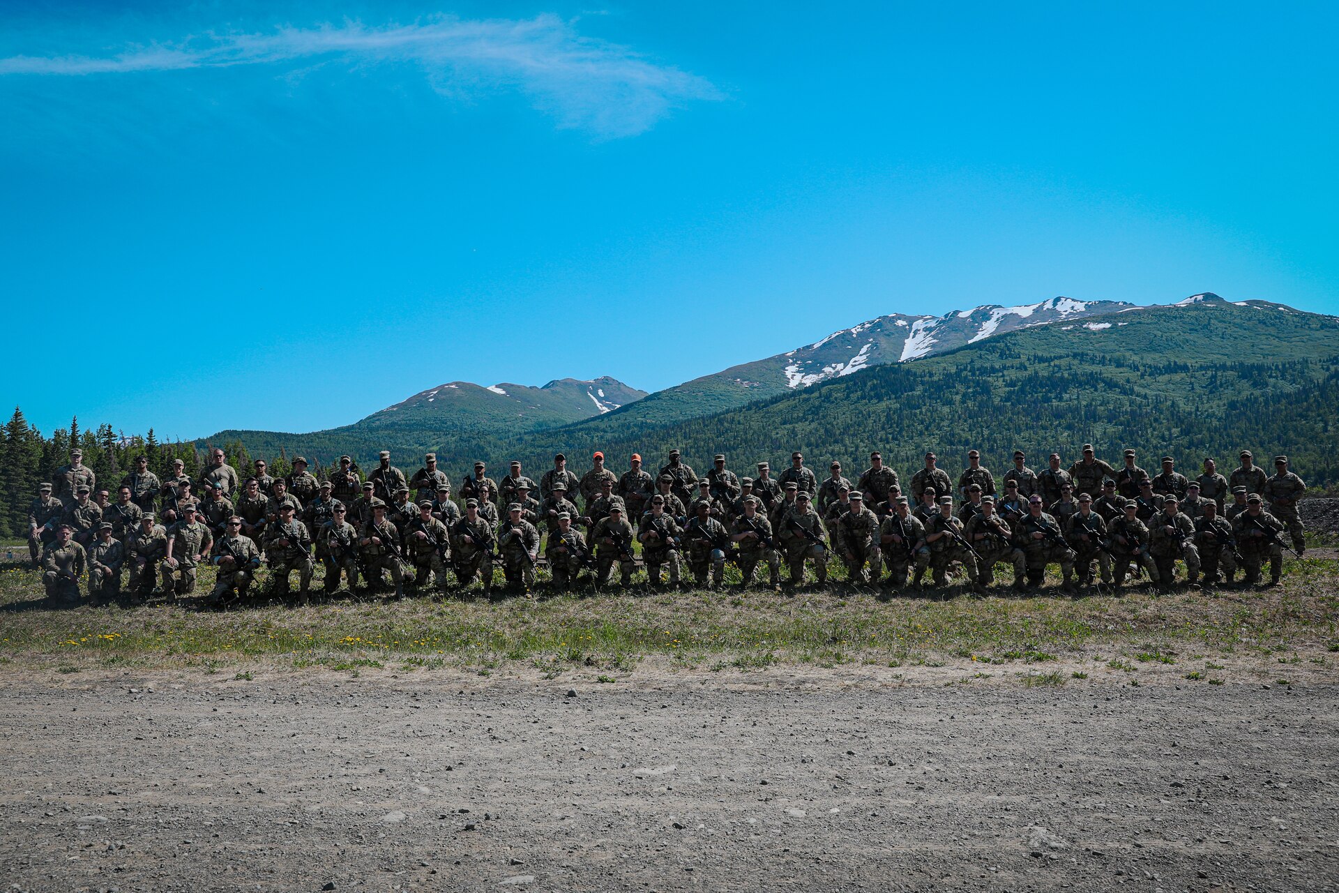 Seventy-seven competitors from the Alaska Army National Guard, Alaska Air National Guard and Alaska State Defense Force competed in the annual Adjutant General’s Match held at Pedneau and Sportsfire ranges at Joint Base Elmendorf-Richardson, Alaska, June 1-4, 2022. The four-day competition tested competitors’ basic marksmanship skills on a series of combat rifle and pistol qualification tables. (Alaska National Guard photo by Pvt. Caleb Lawhorne, 134th Public Affairs Detachment)
