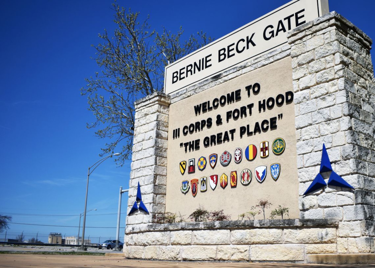 Sign at Ft. Hood gate