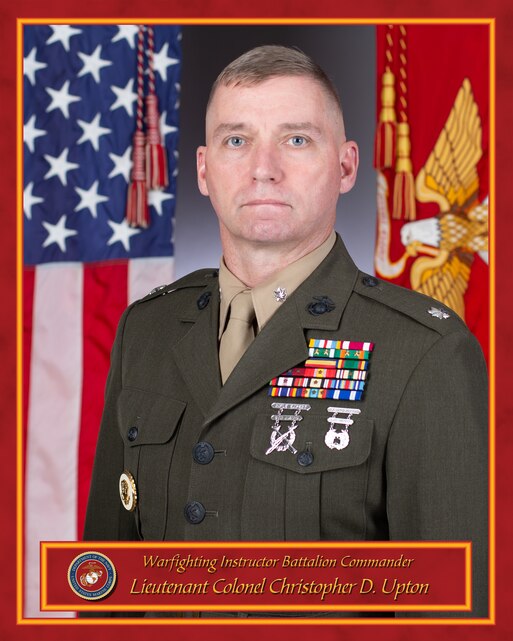 LtCol Christopher D. Upton > Training Command > Biography