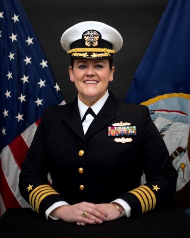 Captain Hannah A. Kriewaldt, Commanding Officer, Supervisor of Shipbuilding, Conversion and Repair, Newport News