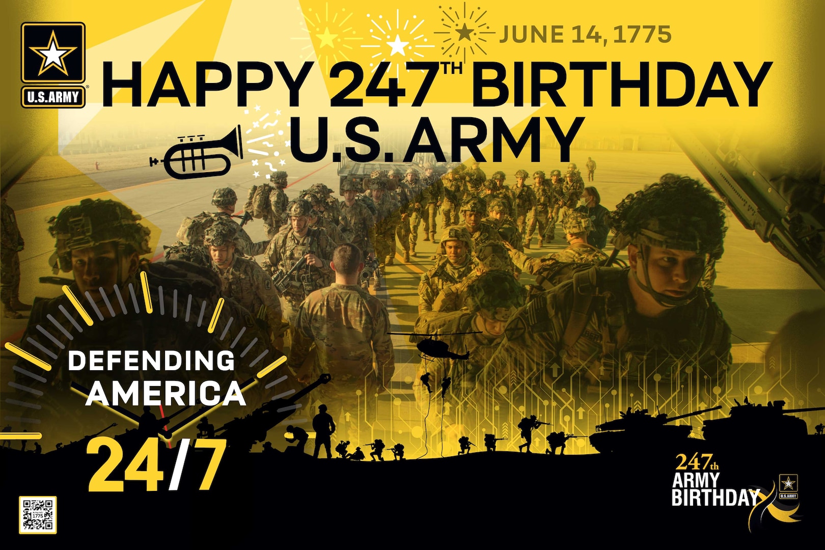U.S. Army marks 247th Birthday June 14 > Joint Base San Antonio > News”><figcaption class=