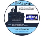 Naval Undersea Warfare Center Division Newport will hold an in-person hiring event on Wednesday, June 29, 2022, from 4 to 7 p.m. Register for quick entry to the event by creating an account in the Talent Acquisition Portal here: https://tinyurl.com/234r36kv