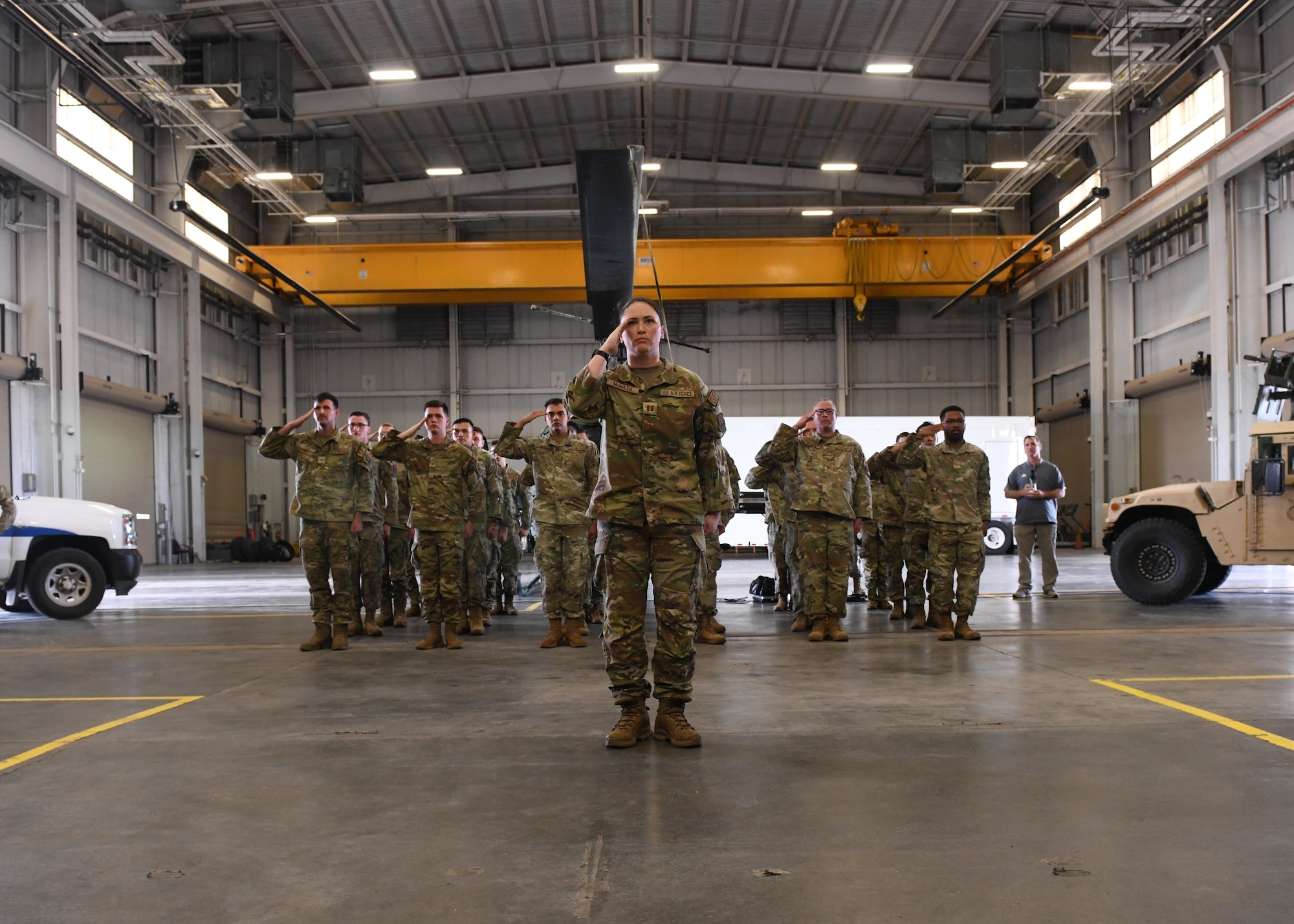 last salute from the troops