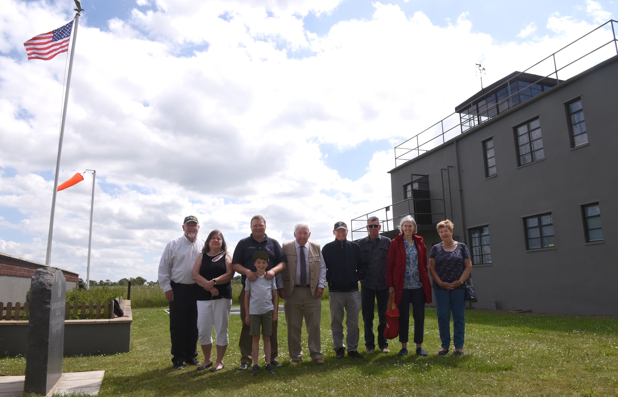 Family, friends and others honoring the 447th Bomb Group (Rattlesden) visited the 100th Bomb Group Memorial Museum at Thorpe Abbotts as part of their “Return to Rattlesden” event June 11 to 13, 2022. Both bomb groups are part of Eighth Air Force and were home to B-17 Flying Fortresses during World War II. Although no veterans were able to make the journey to England for the event, the 447th BG representatives – some from the States – came to honor and remember veterans past and present. (U.S. Air Force photo by Karen Abeyasekere)