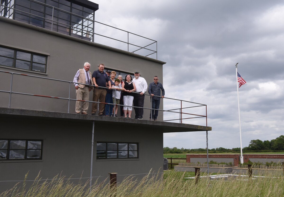 447th Bomb Group family, friends, visit Thorpe Abbotts as part of 'Return to Rattlesden' event