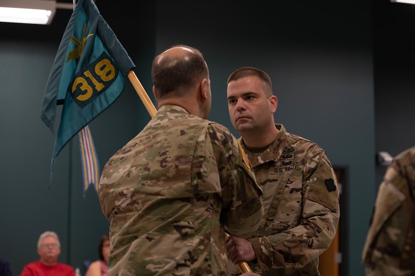 318th Theater Public Affairs Support Element change of command ceremony