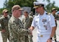 Naval Diving and Salvage Training Center Change of Command ceremony. Commander Erich Frandrup was relieved by Commander Troy Lawson during a change of command ceremony.