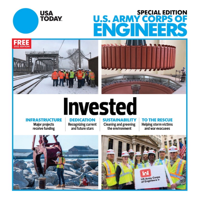 USA Today's 2022 Special Edition publication covering the latest stories from across U.S. Army Corps of Engineers locations.