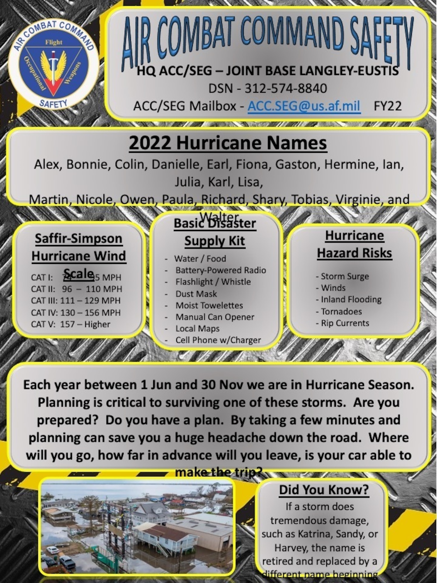 Seymour safety this summer hurricane safety ACC