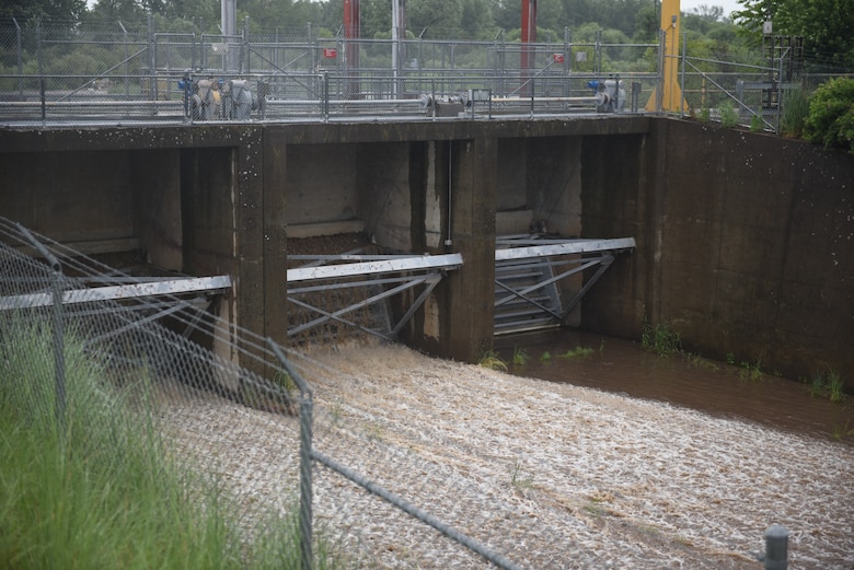 Diversion dam gates 2 and 3 were opened to divert water into Bennington Lake.