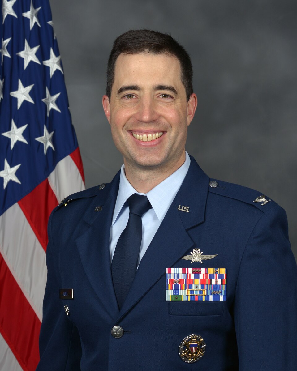 Colonel Kevin M. James, 2d Mission Support Group commander