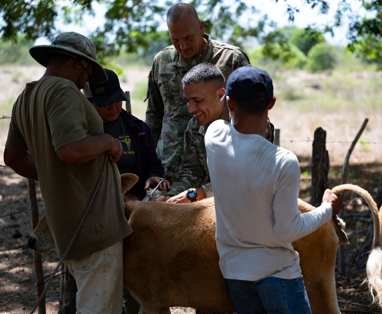 Joint Task Force-Bravo Veterinary Team Nurture Animals and Partnerships