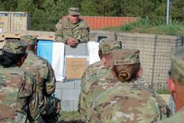 456th Medical Company Area Support honors Soldier with impromptu commencement ceremony during Defender 22