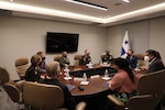 The commander of U.S. Southern Command, U.S. Army Gen. Laura Richardson, meets with Panamanian President Laurentino Cortizo Cohen to discuss joint efforts to strengthen regional security.