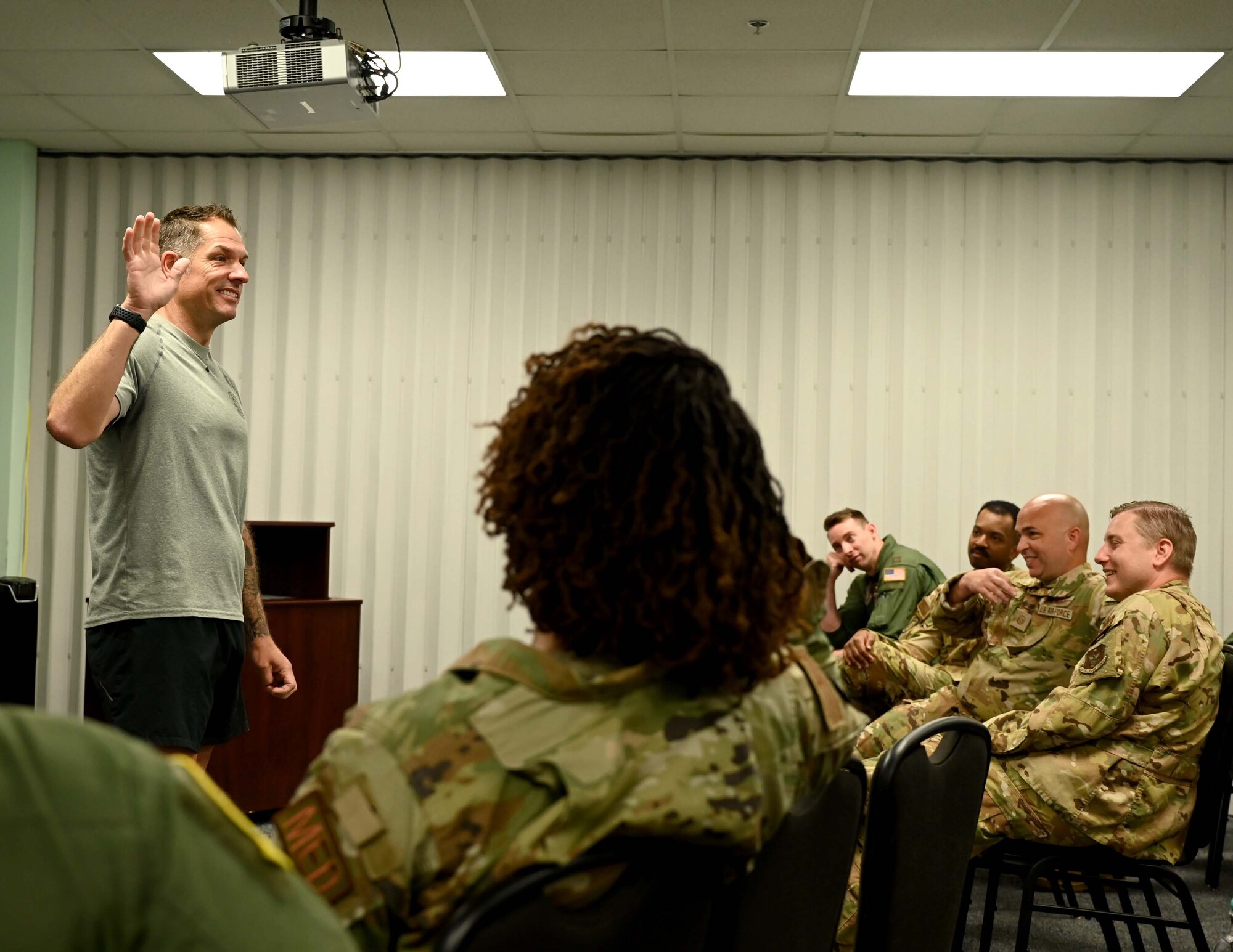 members listen to classroom instruction