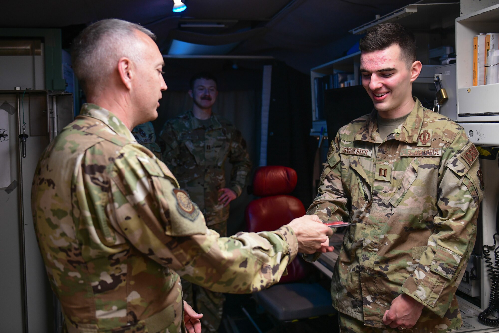 a 2nd Lieutenant is promoted to Captain.