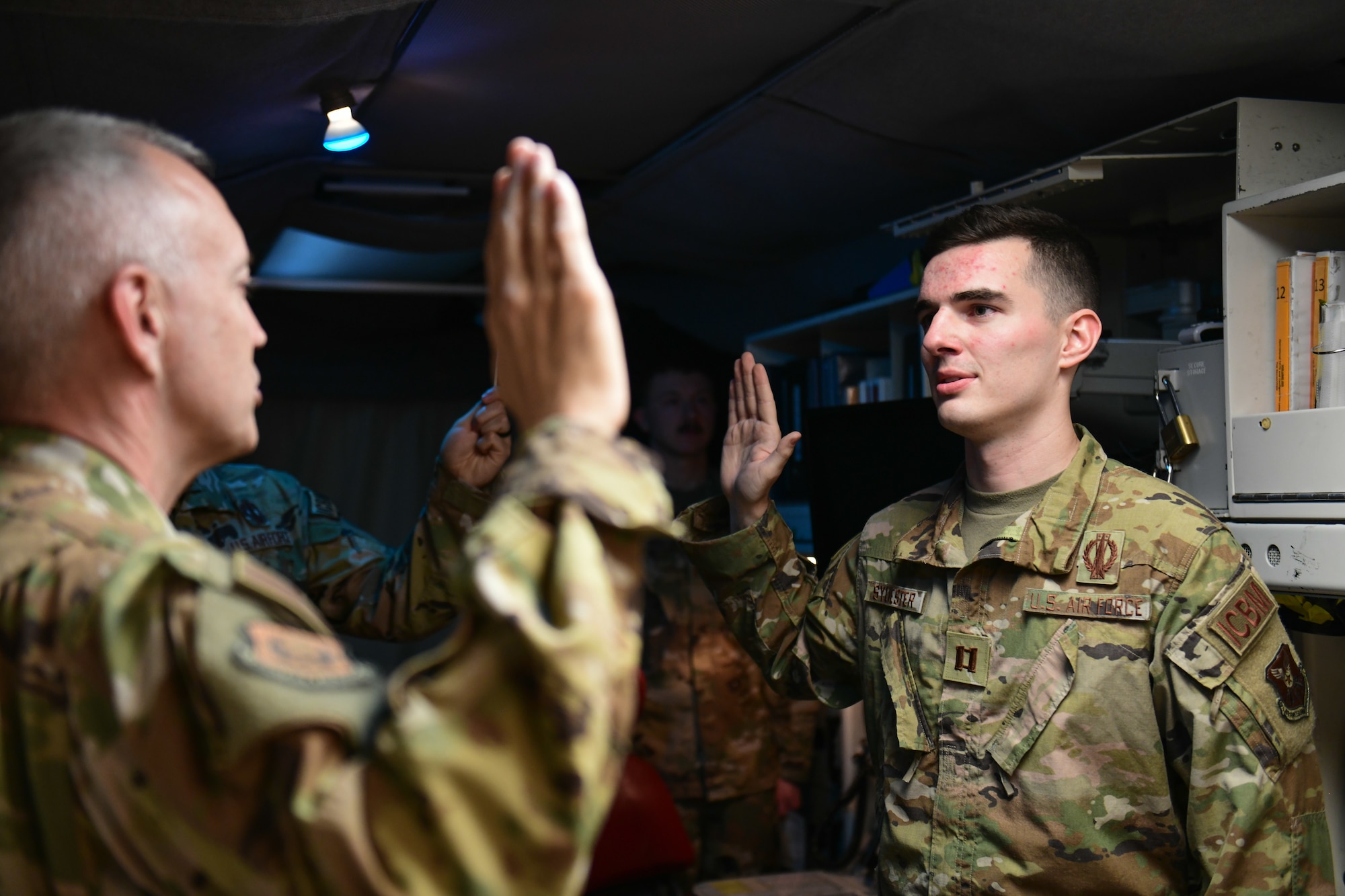 a 2nd Lieutenant is promoted to Captain.