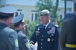 Gen. Erik Kurilla meets with President Mirziyoyev, General-Lieutenant Makhmudov, General Lieutenant Qurbonov, General Major Kholmukhammedov, and the leadership of the Armed Forces of the Republic of Uzbekistan.