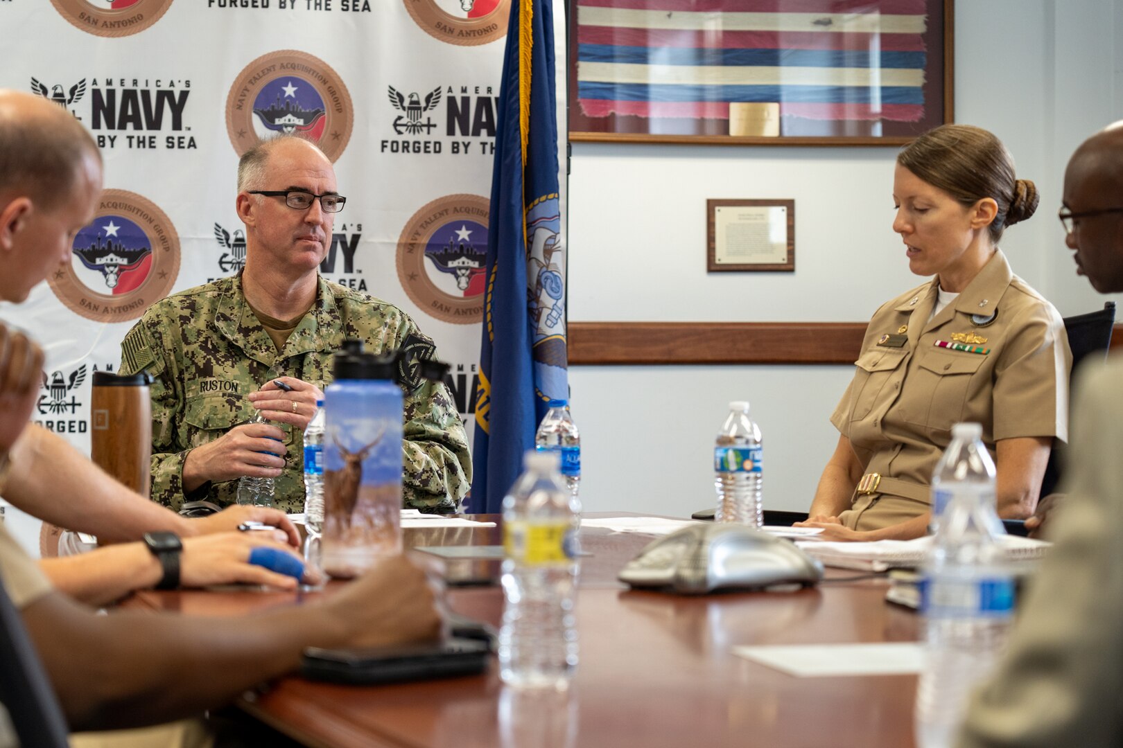 Deputy Commander, Naval Education and Training Command visits NTAG San Antonio