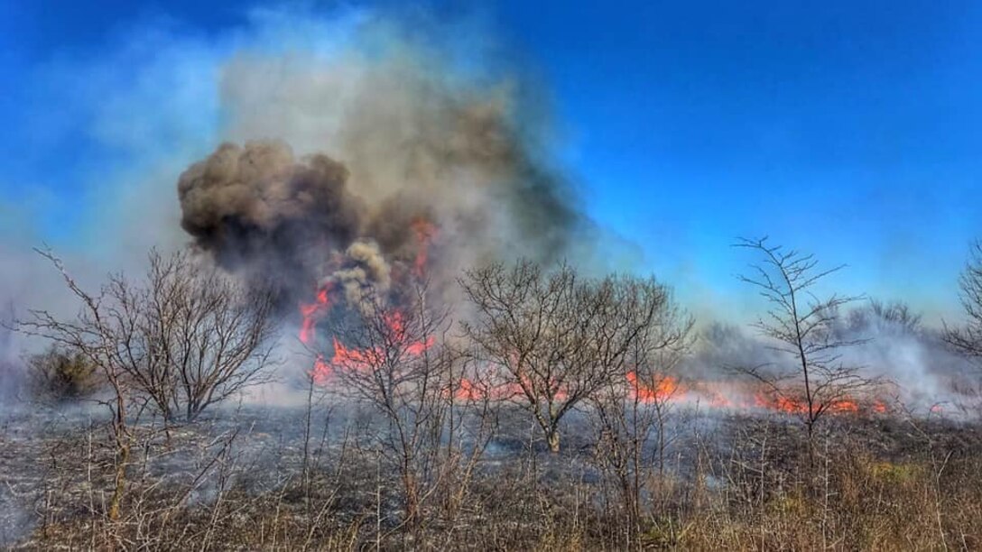 Culp Branch Prairie Management Unit Prescribed Burn