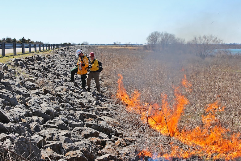 Wildland Firefighting Training at Lavon Lake