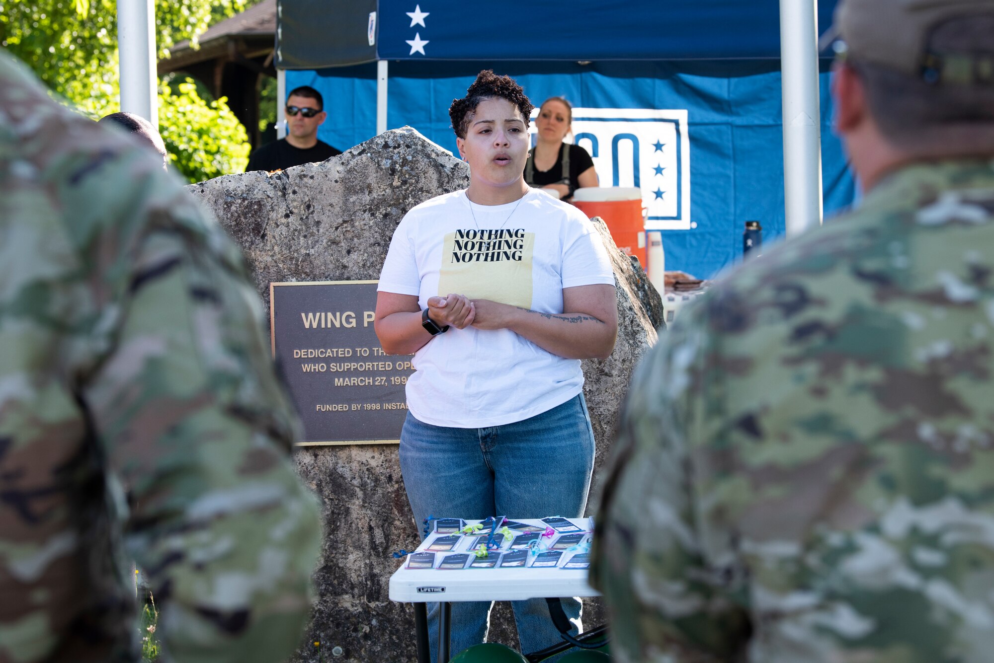 52 FW participates in a Juneteenth observance event
