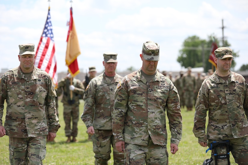 643rd Regional Support command executes change of command ceremony during June battle assembly