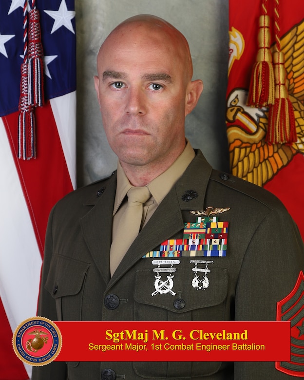 Sergeant Major Marshall G. Cleveland > 1st Marine Division > Biography