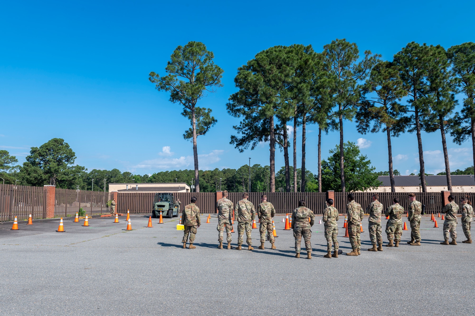 The 4th LRS ground transportation and fuels flights, the 4th Munitions Squadron and the 43rd Air Base Squadron from Pope Army Airfield, Fort Bragg, North Carolina, participated in the event, the first of it’s kind at SJAFB. (U.S. Air Force photo by Senior Airman Kylie Barrow)