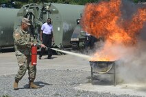 Army Field Support Battalion – Northeast Asia conducted a quarterly safety stand-down event highlighted by the kick-off of Phase Two of their Occupational Safety and Health Administration Voluntary Protection Program at Warehouse 15, here, June 2.