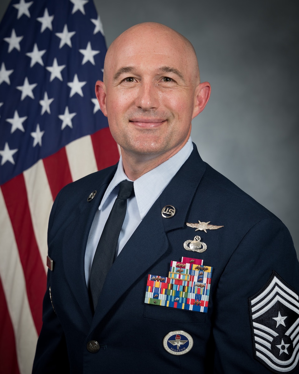 Chief Master Sgt. Stefan Blazier is the Command Chief Master Sergeant for Air University, Maxwell Air Force Base, Ala.