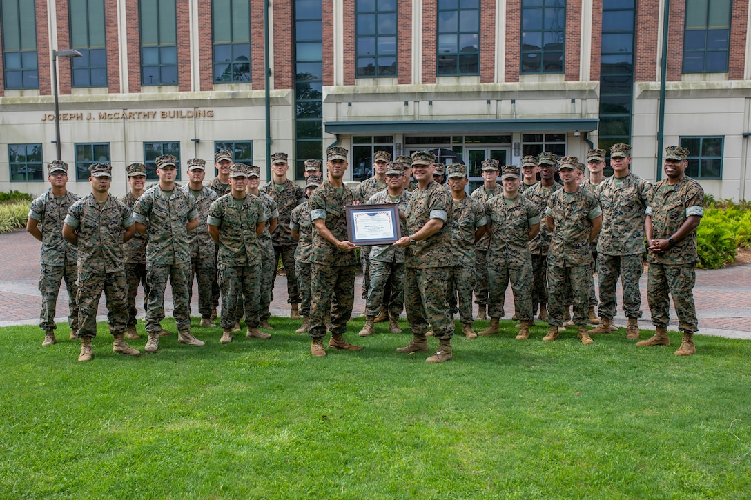 Marine Forces Reserve Band Receives Col. George S. Howard Citation of Musical Excellence Award