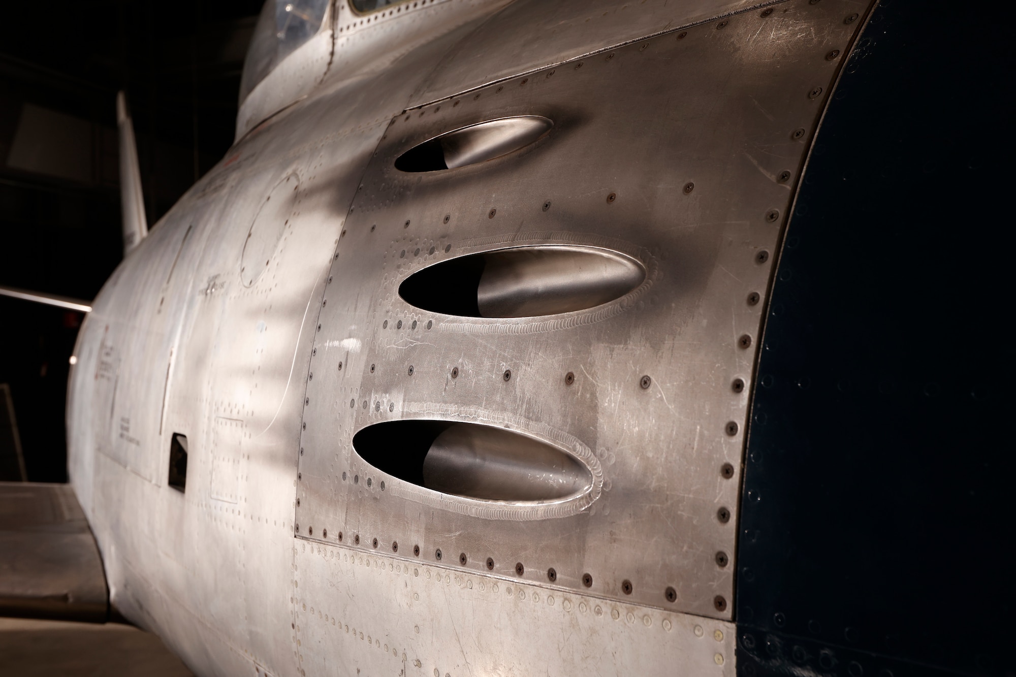 Exterior view of the North American F-86A Sabre