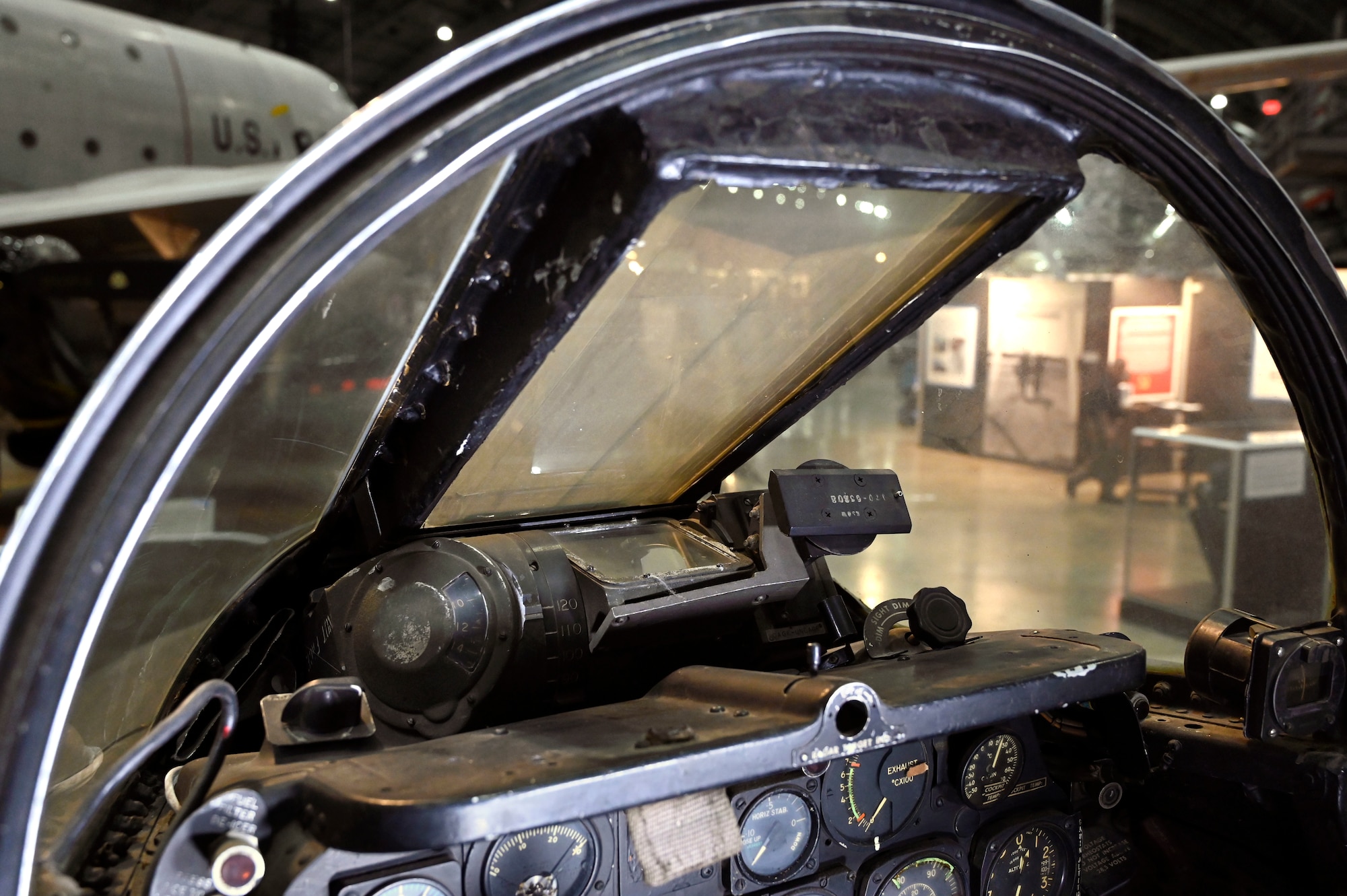 North American F-86A Sabre cockpit view