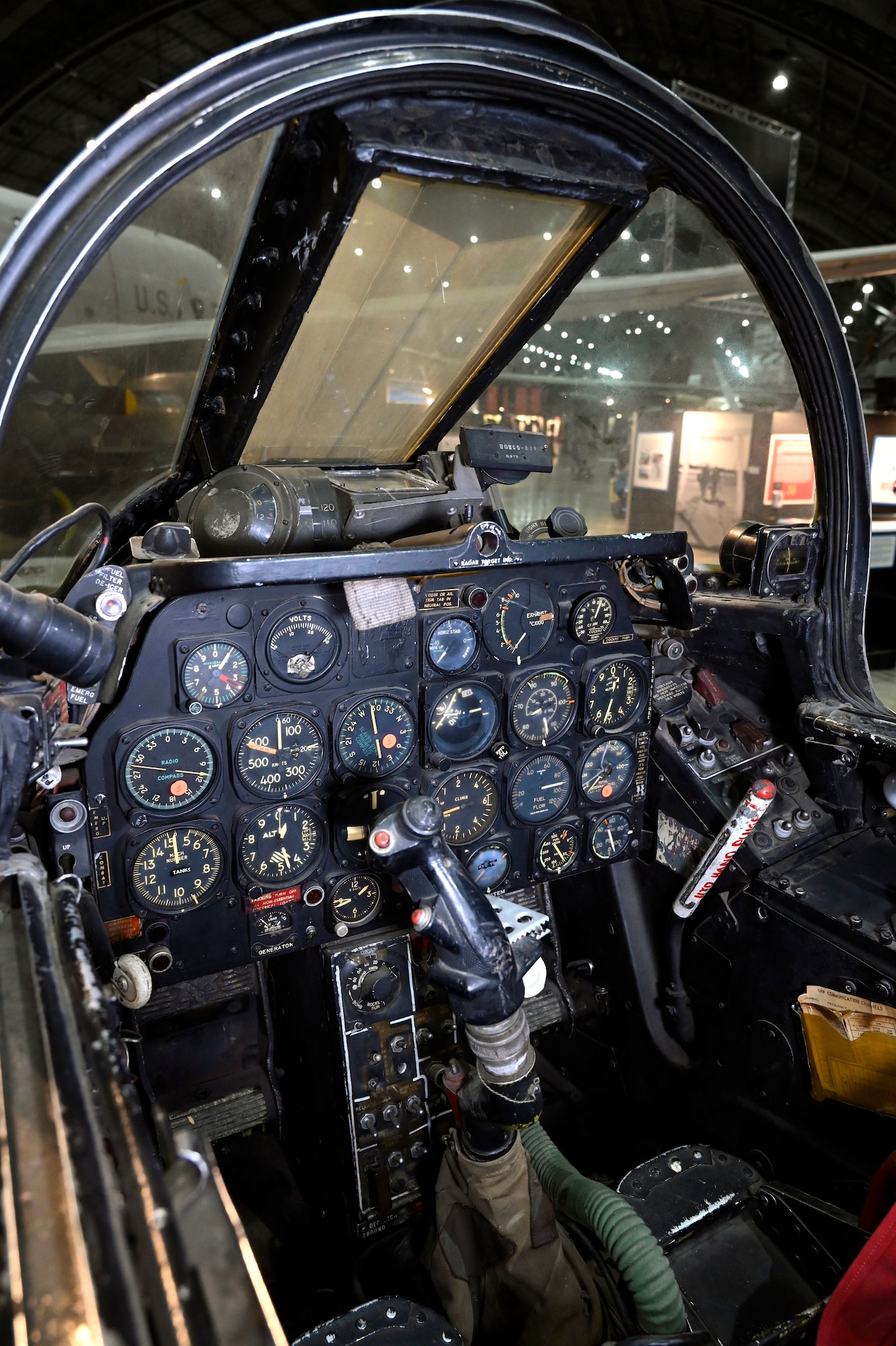 North American F-86A Sabre cockpit view