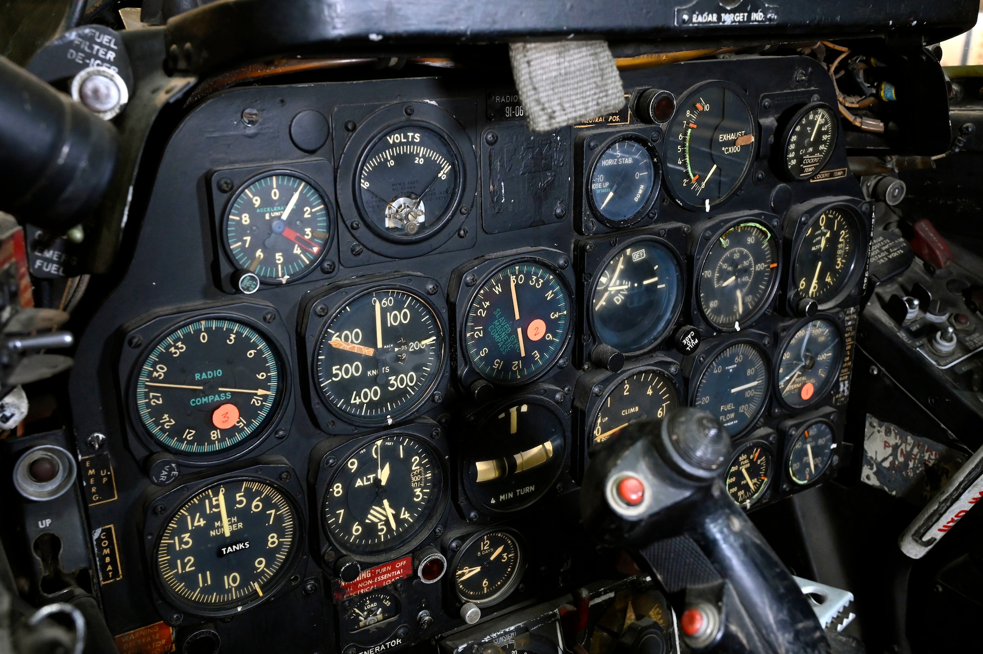 North American F-86A Sabre cockpit view