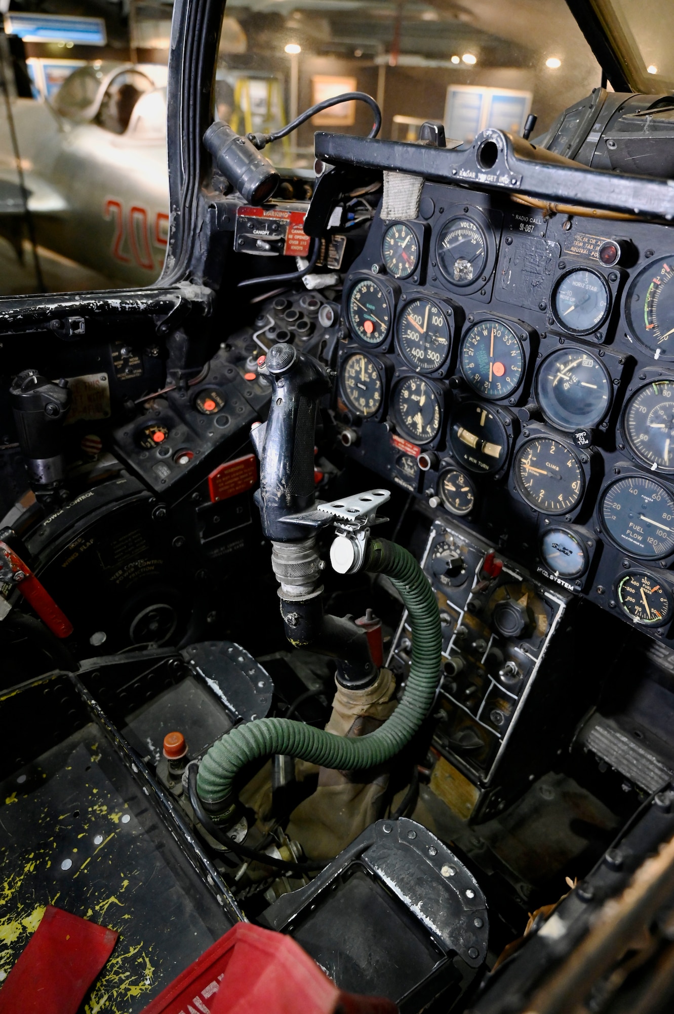 North American F-86A Sabre cockpit view