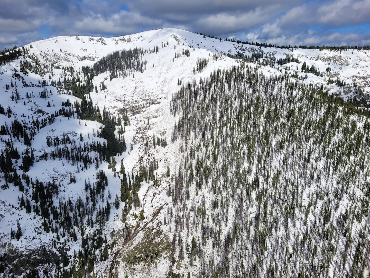 Snowflight at 6,000ft