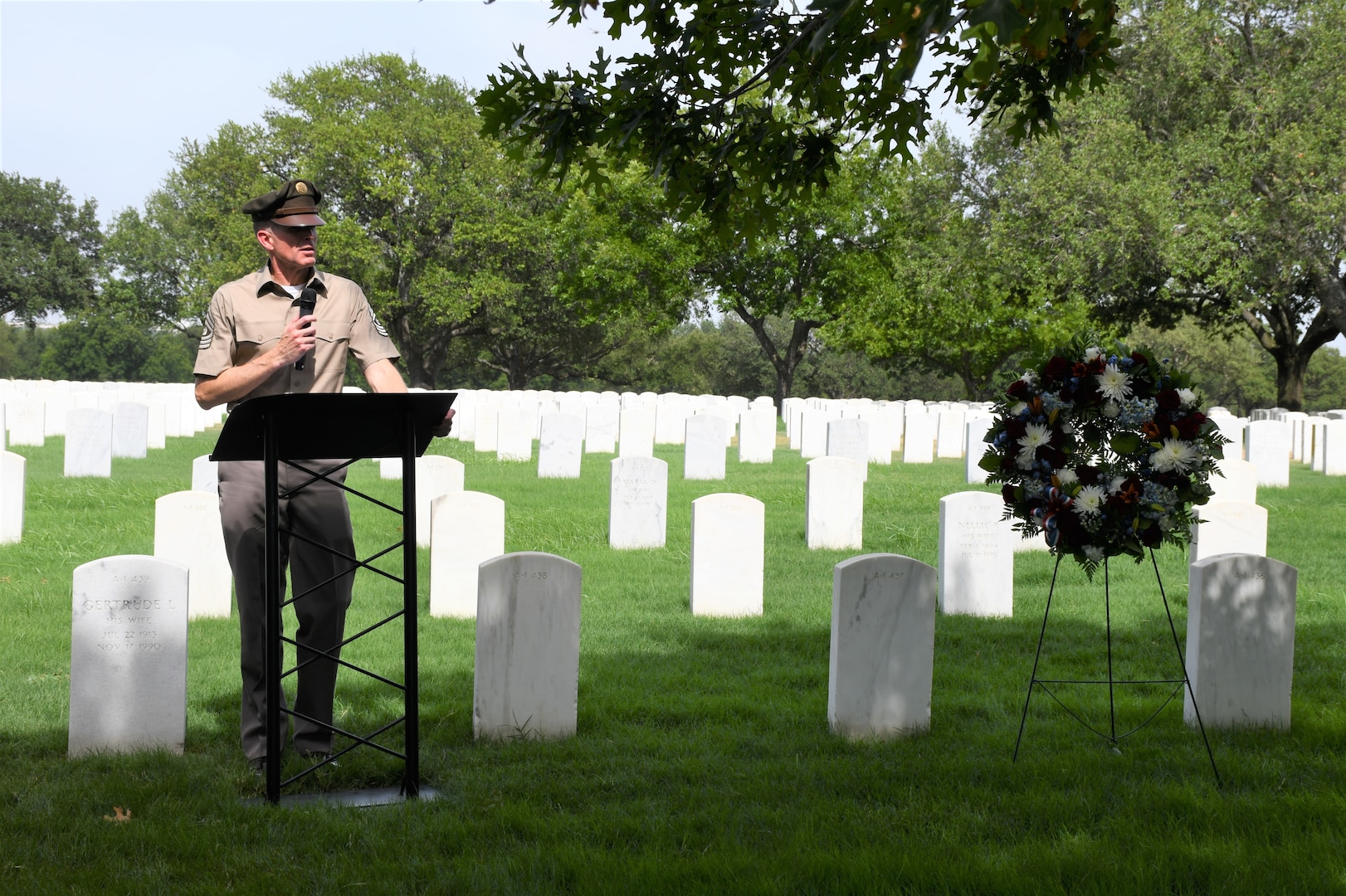 Sergeant Major of the Army Leon Van Autreve remembered on the 247th birthday of the U.S. Army
