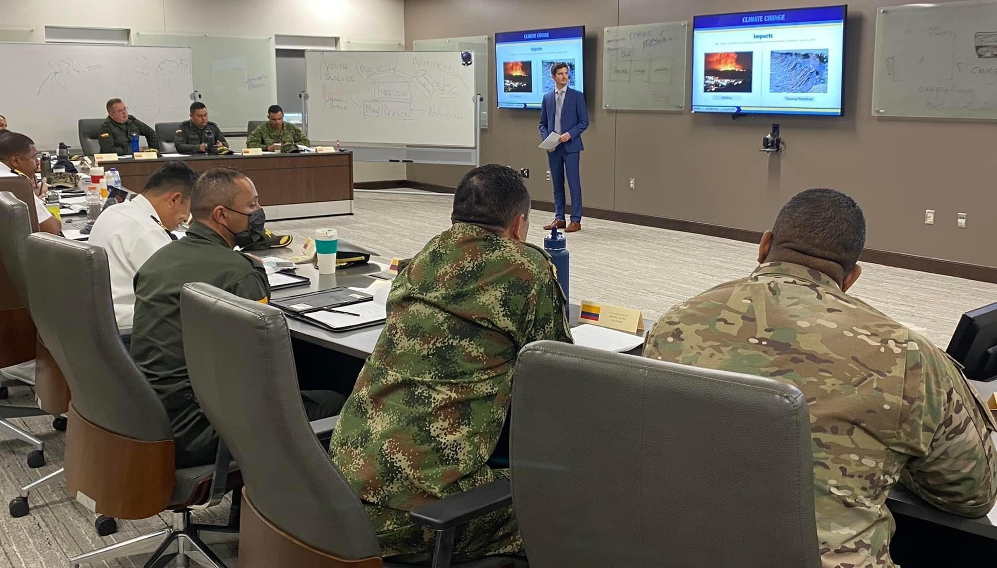 STENNIS SPACE CENTER, Miss. —— The Naval Small Craft Instruction and Technical Training School (NAVSCIATTS), located at Stennis Space Center, hosted Mr. Ivory Reinert during the security cooperation command’s Strategic Leader’s International Course (SLIC), June 6 



He discussed the operational impacts of weather and how military forces must consider the climate to prepare for different environments.