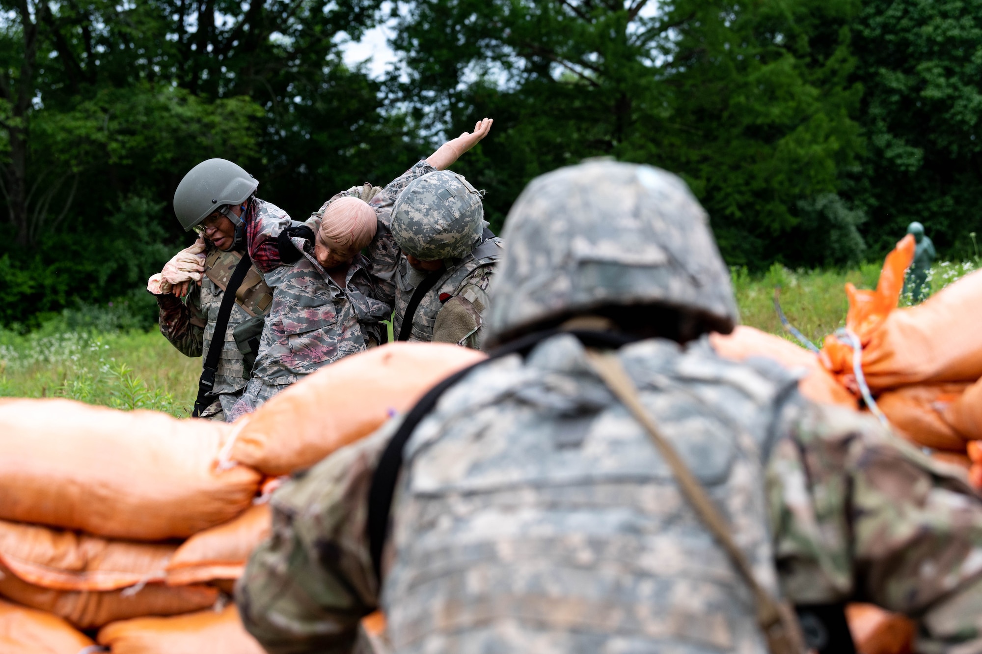Airmen train