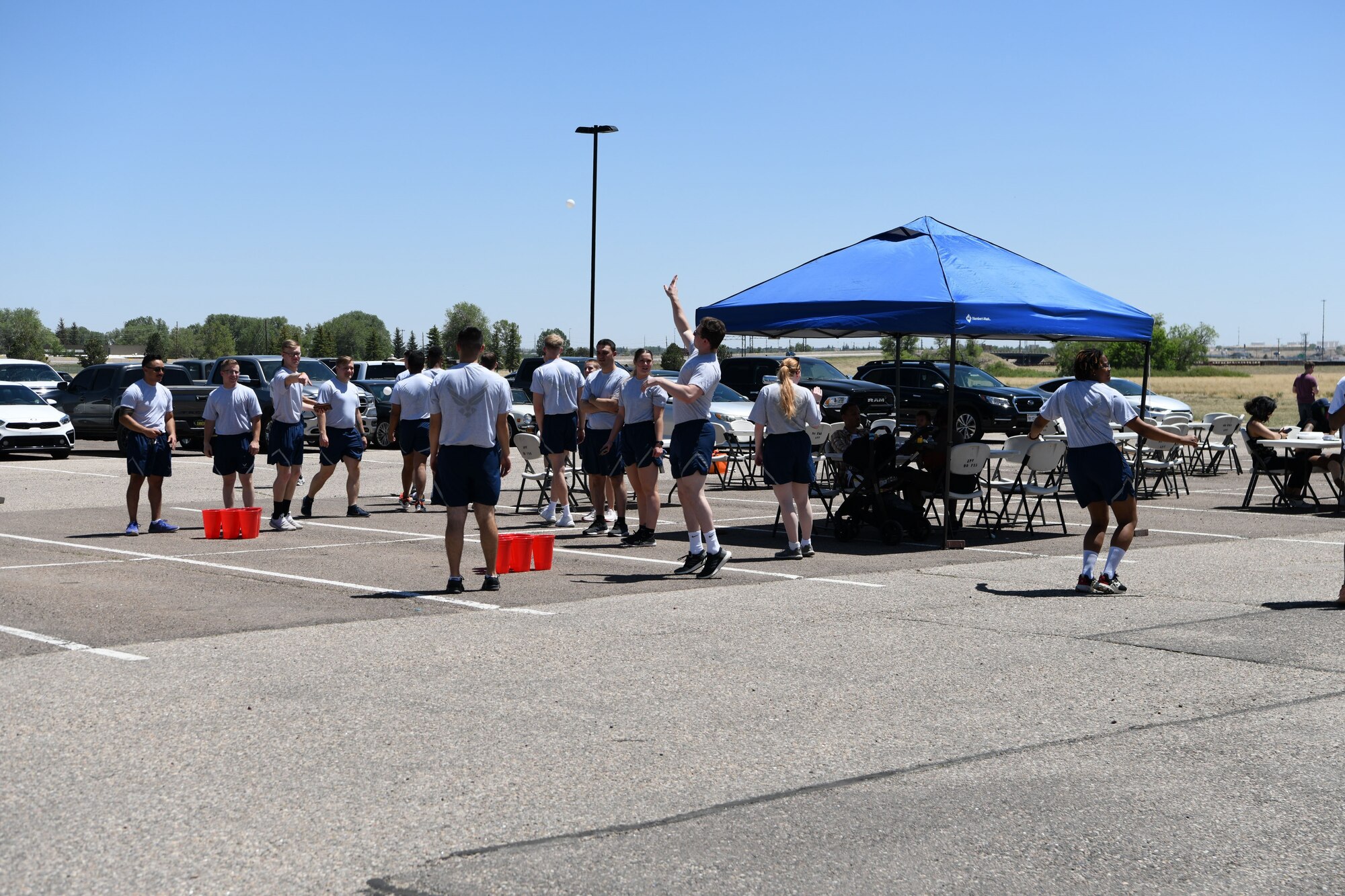 The 90th Missile Wing hosts a Juneteenth celebration on F.E. Warren Air Force Base, Wyoming, June 16, 2022. (U.S. Air Force photo Airman 1st Class Faith MacIlvaine)