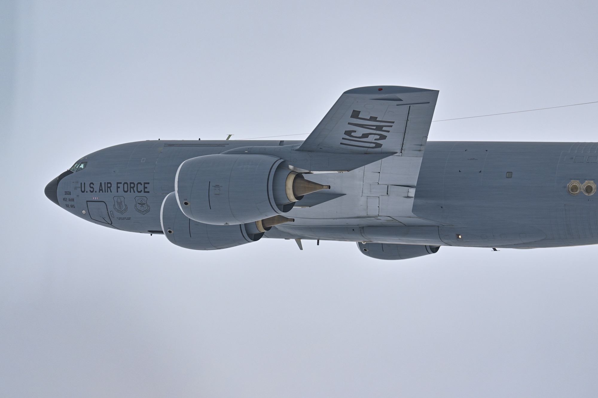 Photo of A U.S. Air Force KC-135 Stratotanker