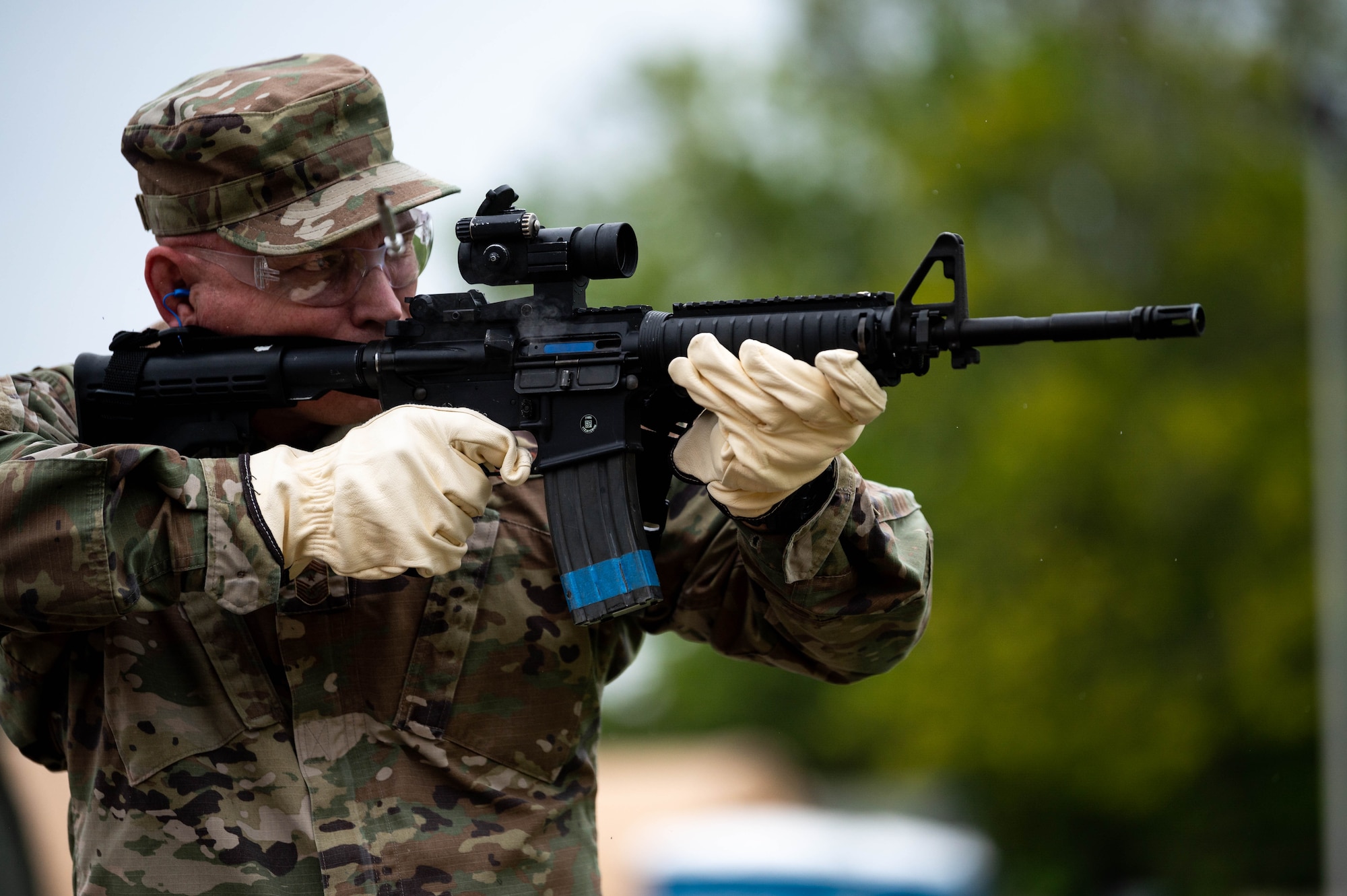 Airmen train