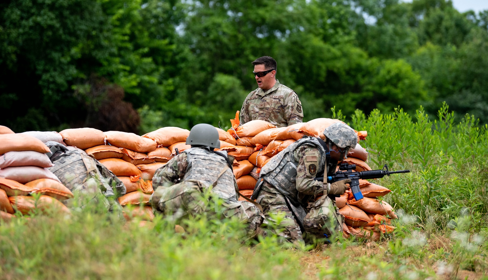 Airmen train