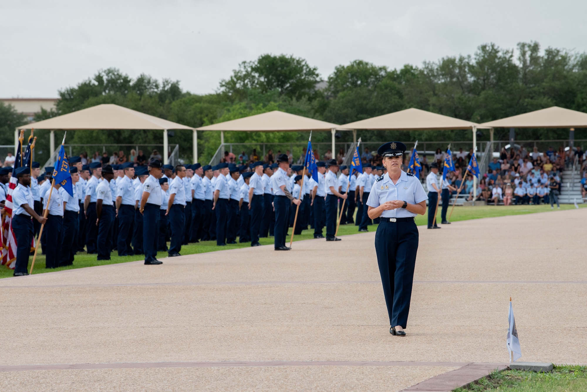 More than 600 Airmen assigned to the 433rd Training Squadron graduated from Basic Military Training at Joint Base San Antonio-Lackland, Texas, June 8-9 2022,