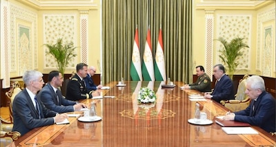 DUSHANBE, Tajikistan – On June 15th and 16th, U.S. Central Command commander Gen. Erik Kurilla met with leadership from Tajikistan, including President Rahmon, Minister of Defense General Colonel Sherali Mirzo, and Chief of the General Staff General Lieutenant Emomali Sobirzoda.